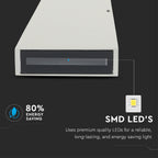 6W Lampa ścienna LED / Barwa:3000K / Obudowa: Szara