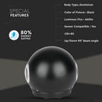 6W Lampa ścienna LED / Barwa:4000K / Obudowa: Czarna