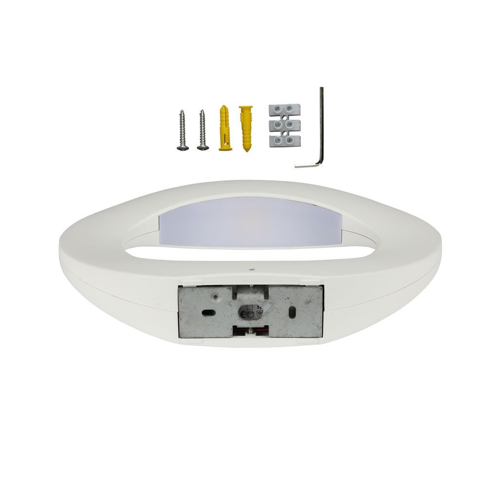 10W Lampa ścienna LED / Barwa:3000K / Obudowa: Biała