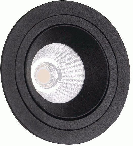 Maxlight Oprawa wpuszczana Hiden - Metal + akryl - Czarny H0110