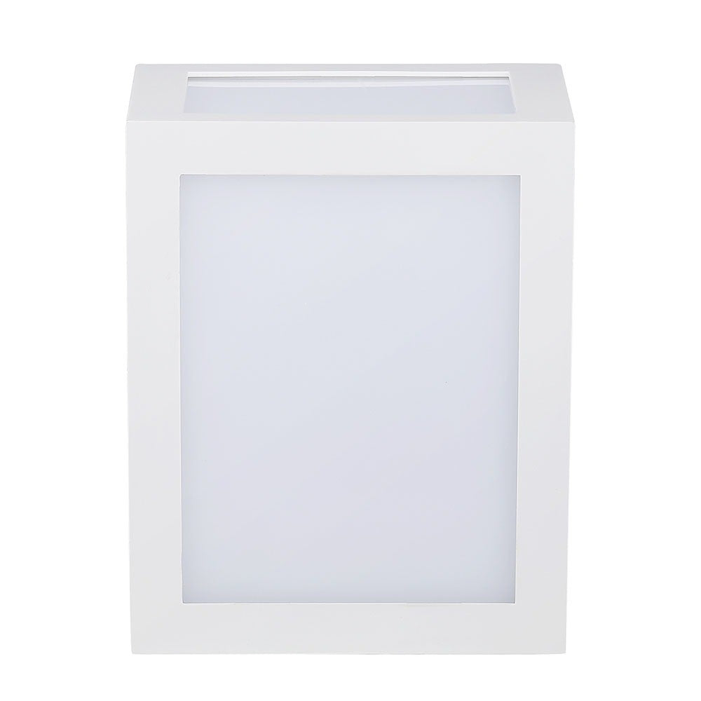 12W Lampa ścienna LED / Barwa:3000K / Obudowa: Biała
