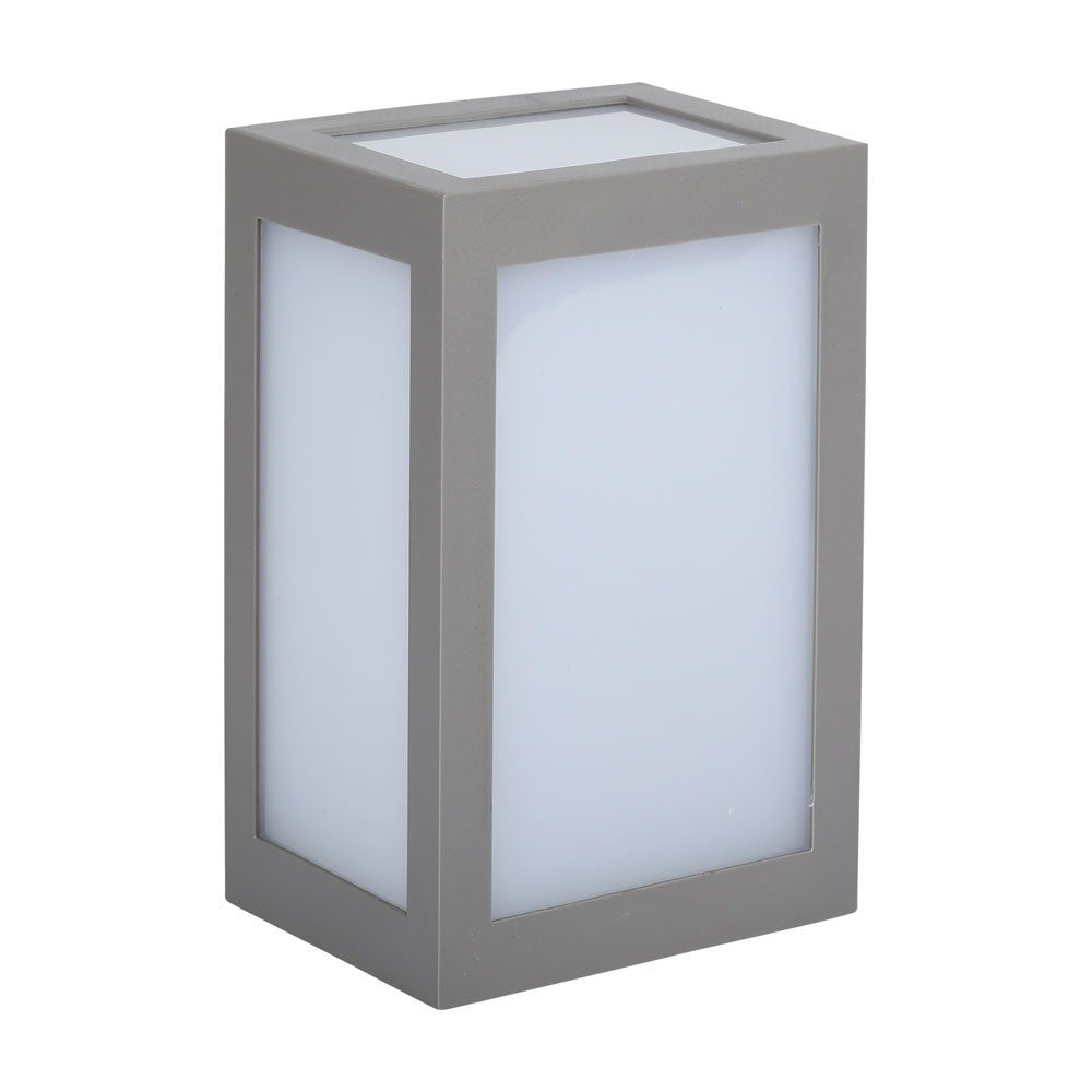 12W Lampa ścienna LED / Barwa:3000K / Obudowa: Szara