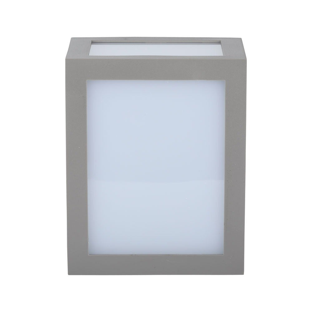 12W Lampa ścienna LED / Barwa:3000K / Obudowa: Szara