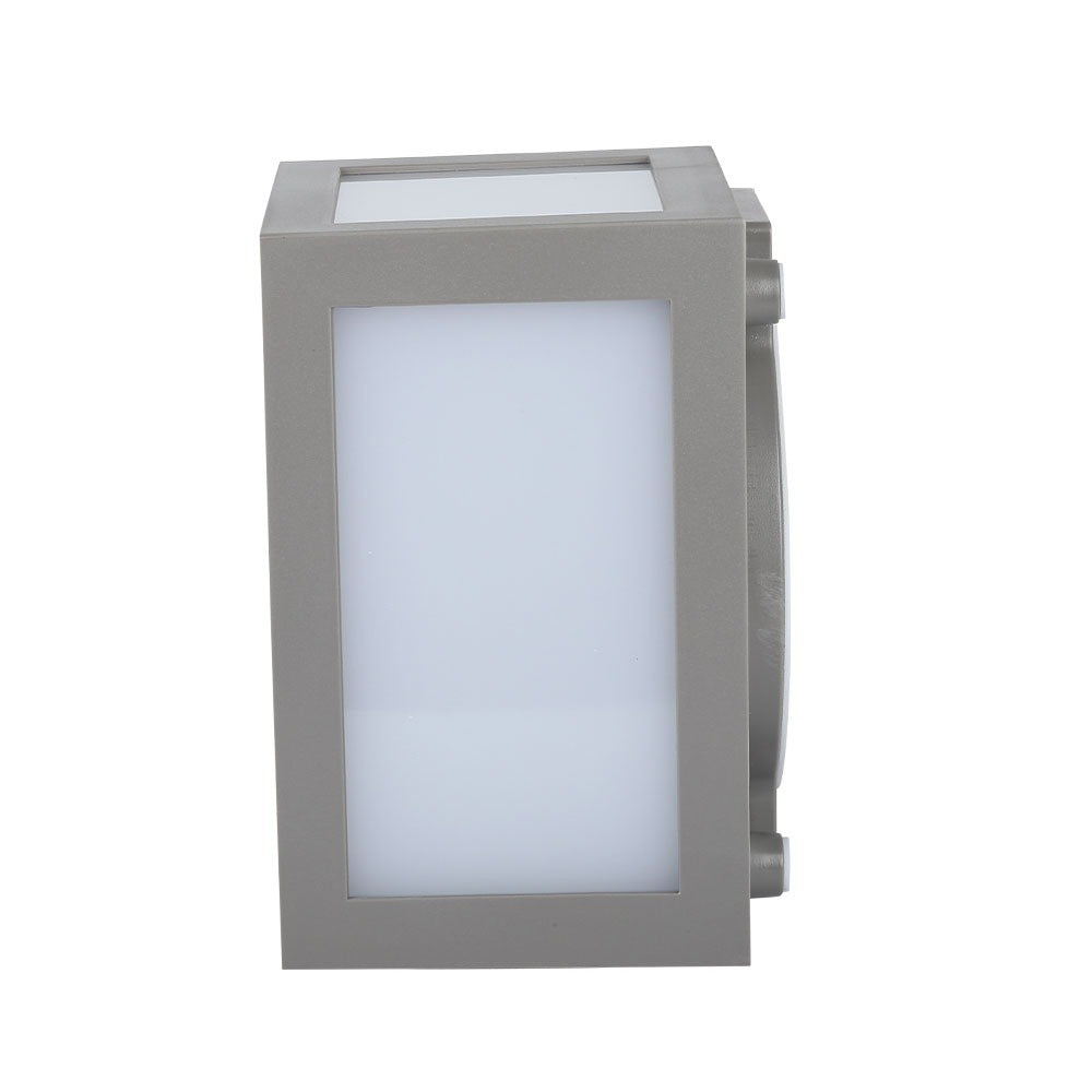 12W Lampa ścienna LED / Barwa:3000K / Obudowa: Szara