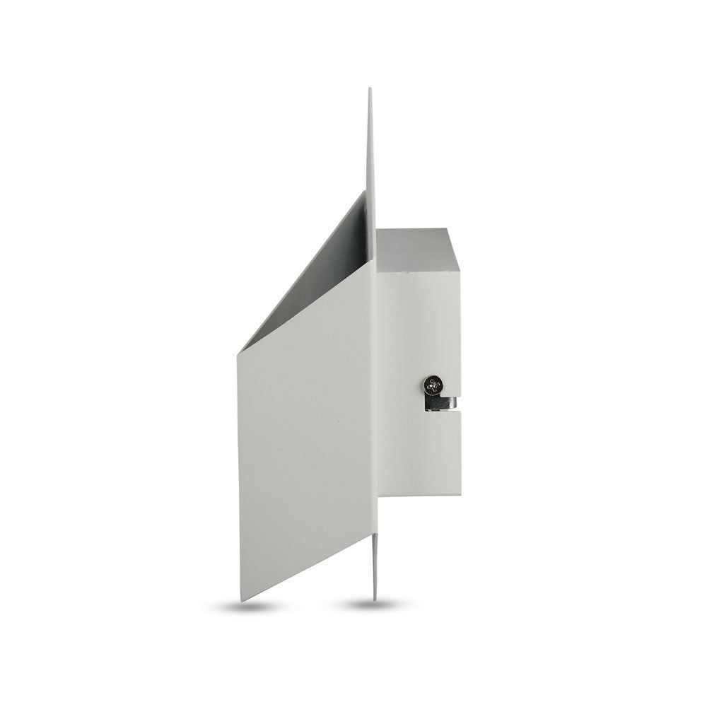 3W Oprawa ścienna ROMB / CHIP BRIDGELUX / Barwa:3000K / Obudowa: Biała