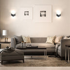 3W Oprawa ścienna ROMB / CHIP BRIDGELUX / Barwa:4000K / Obudowa: Czarna