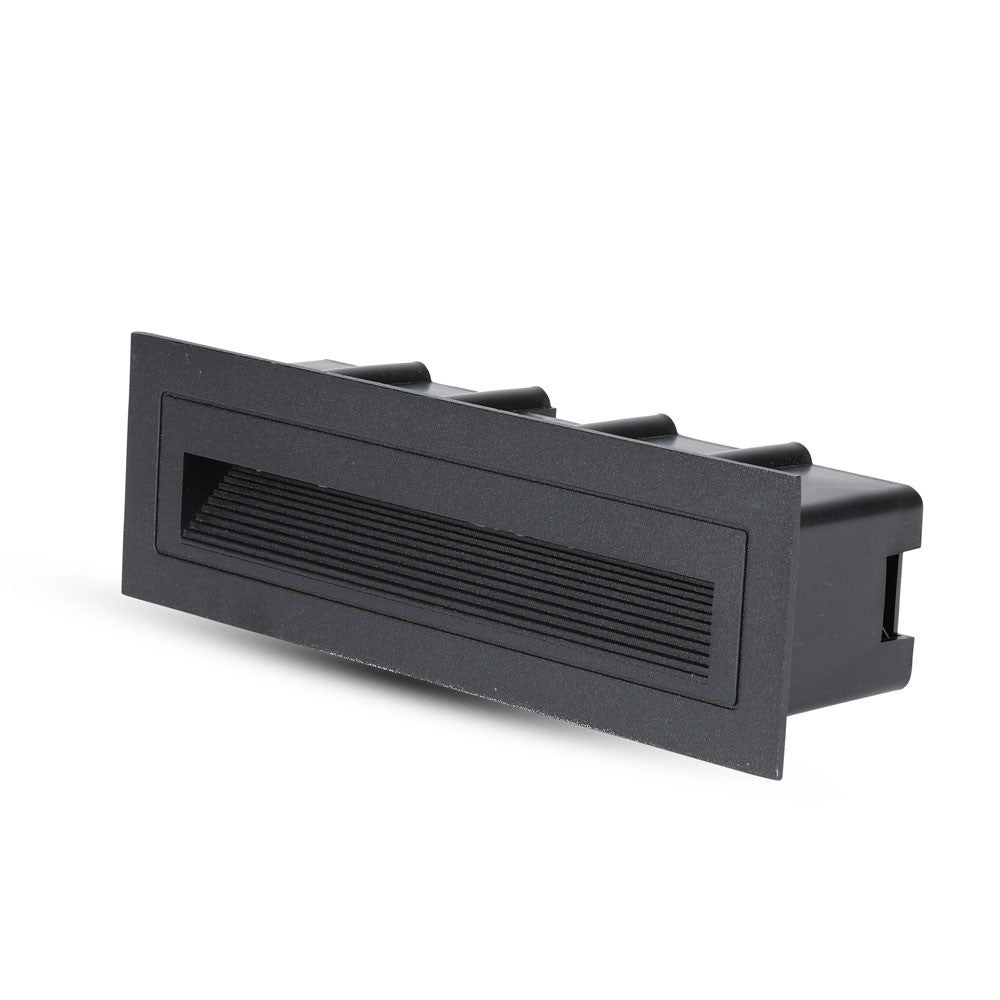 6W Oprawa Schodowa LED / Barwa:3000K / Obudowa: Czarna