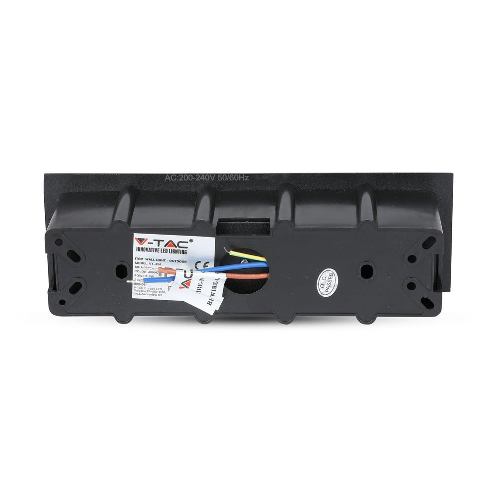 6W Oprawa Schodowa LED / Barwa:4000K / Obudowa: Czarna