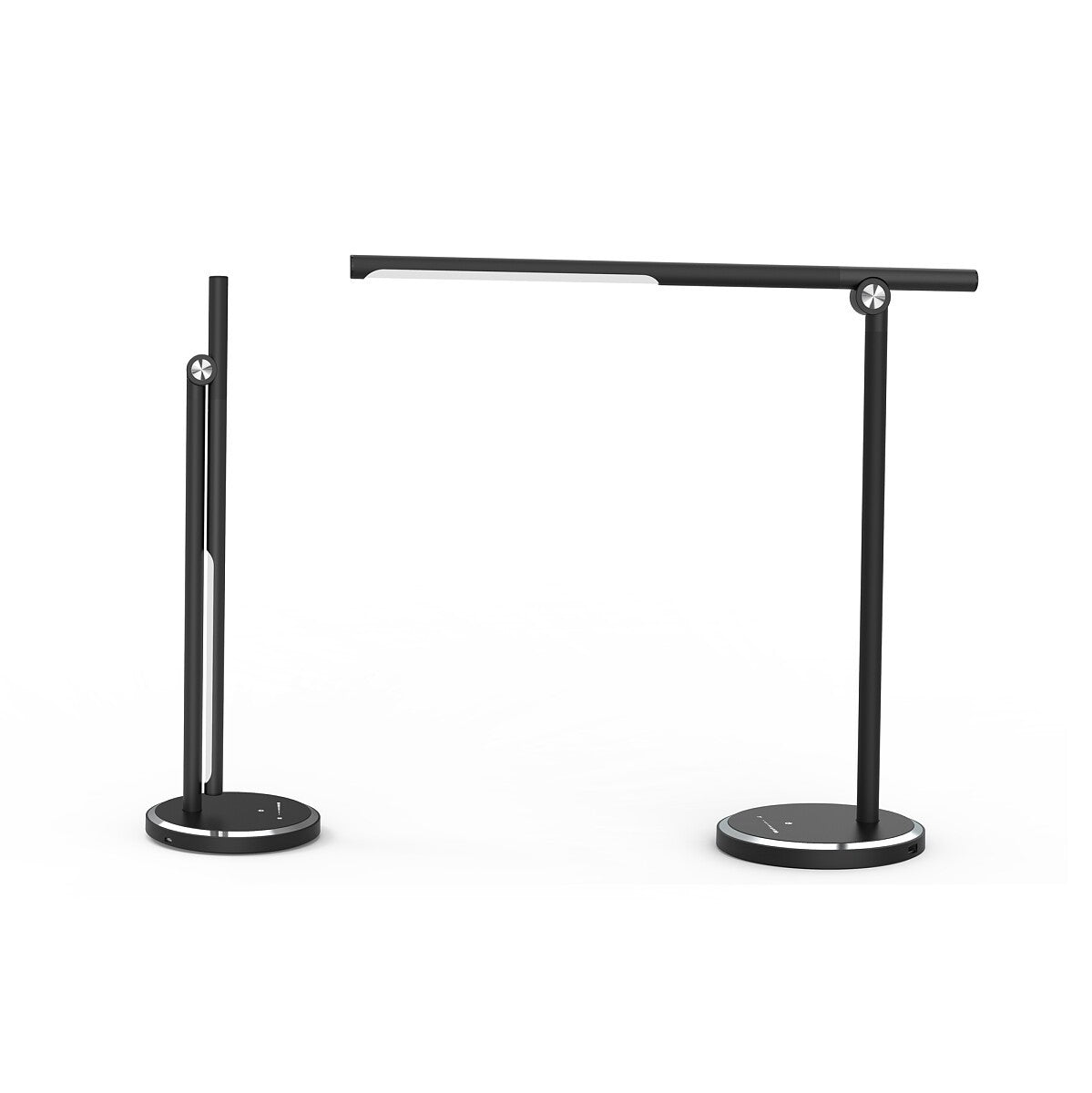 Nowodvorski Lampa stołowa SMART LED 8W 50/60Hz - Aluminium lakierowane - Czarny 8358 - lampa włączona