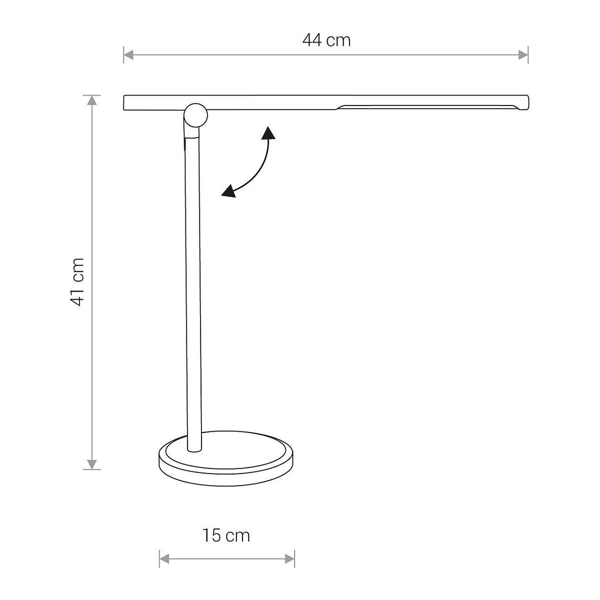 Nowodvorski Lampa stołowa SMART LED 8W 50/60Hz - Aluminium lakierowane - Czarny 8358