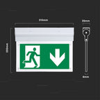 2W Oprawa Awaryjna LED / Chip SAMSUNG / Barwa:6000K