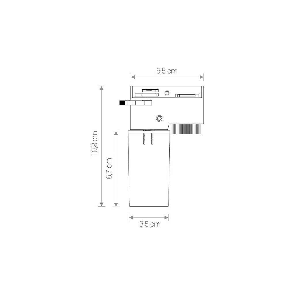 Nowodvorski CAMELEON ADAPTER PROFILE 50/60Hz - Tworzywo sztuczne - Czarny 8360