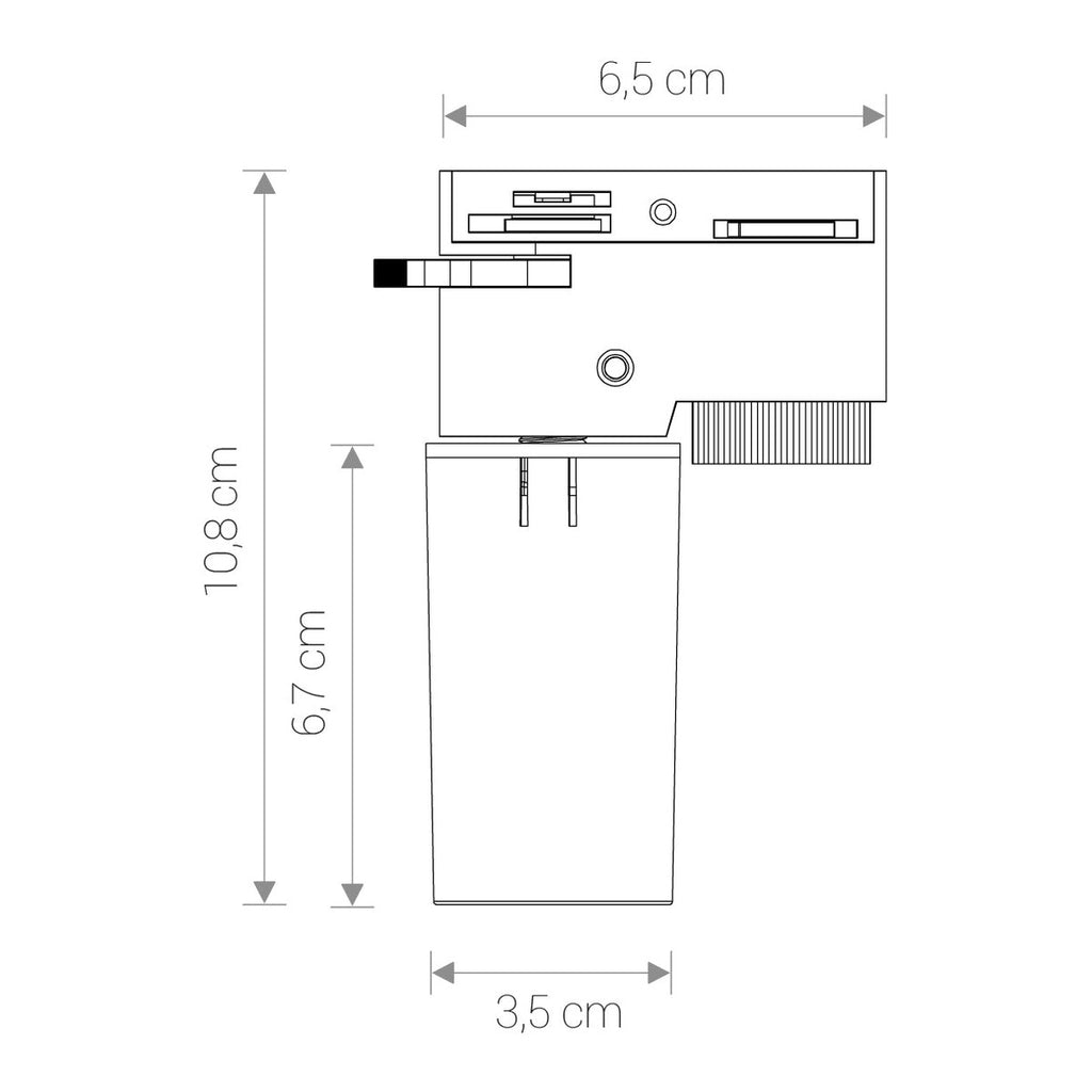 Nowodvorski CAMELEON ADAPTER PROFILE 50/60Hz - Tworzywo sztuczne - Biały 8361