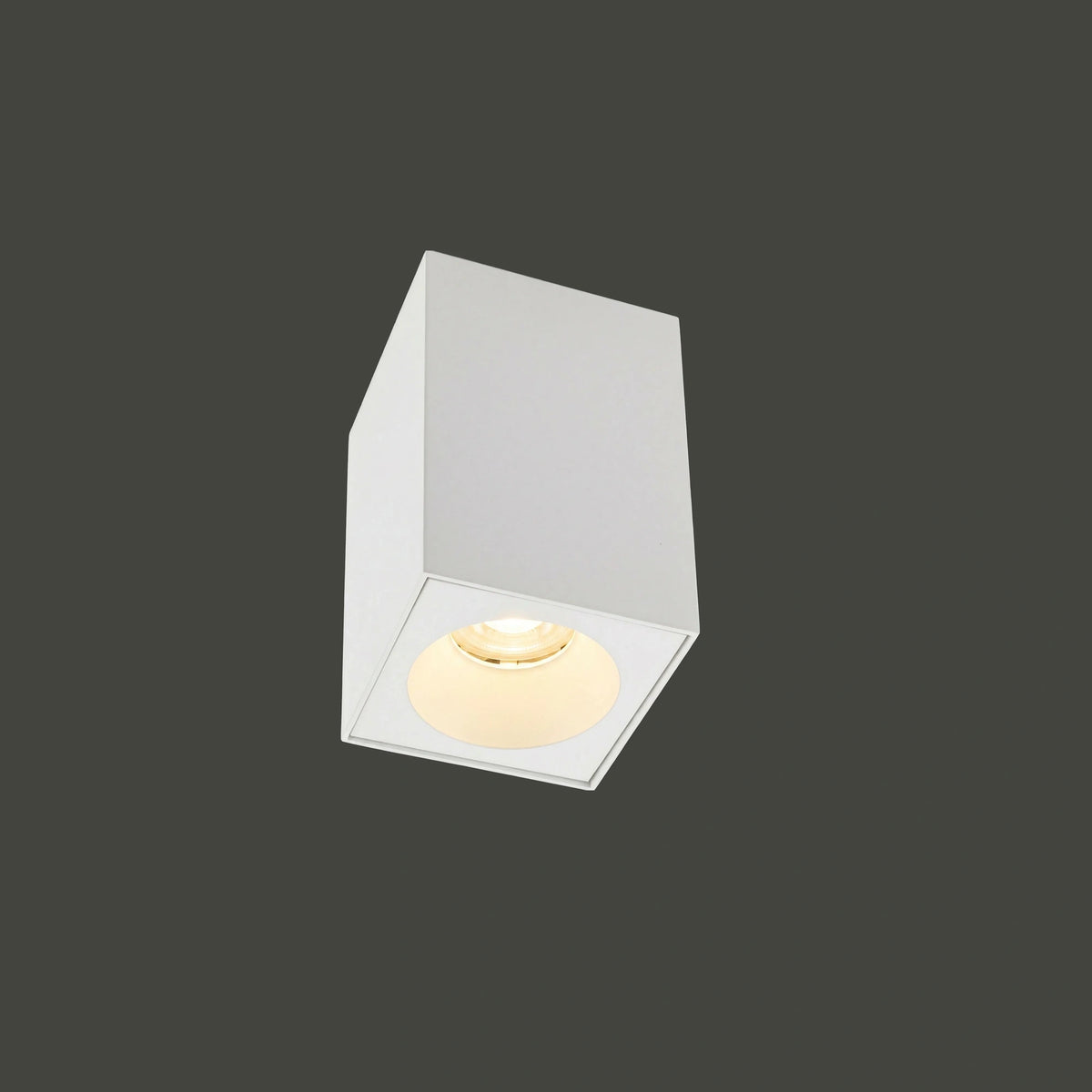 Nowodvorski Lampa downlights natynkowa BRAVO 15W only LED 50/60Hz - Aluminium lakierowane - Biały 8364 - lampa włączona