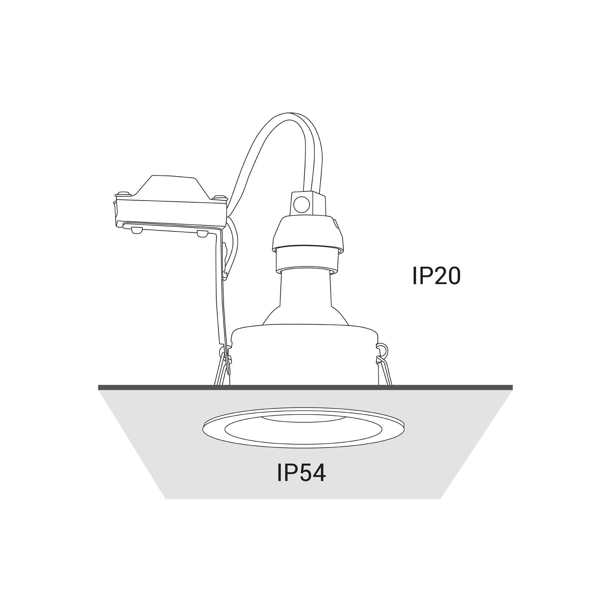 Nowodvorski Lampa downlights podtynkowa CHARLIE 15W only LED 50/60Hz - Aluminium lakierowane - Biały