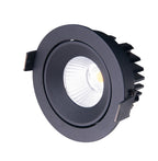 Maxlight Oprawa wpuszczana Cyklop 3000K - Metal + akryl - Czarny H0095