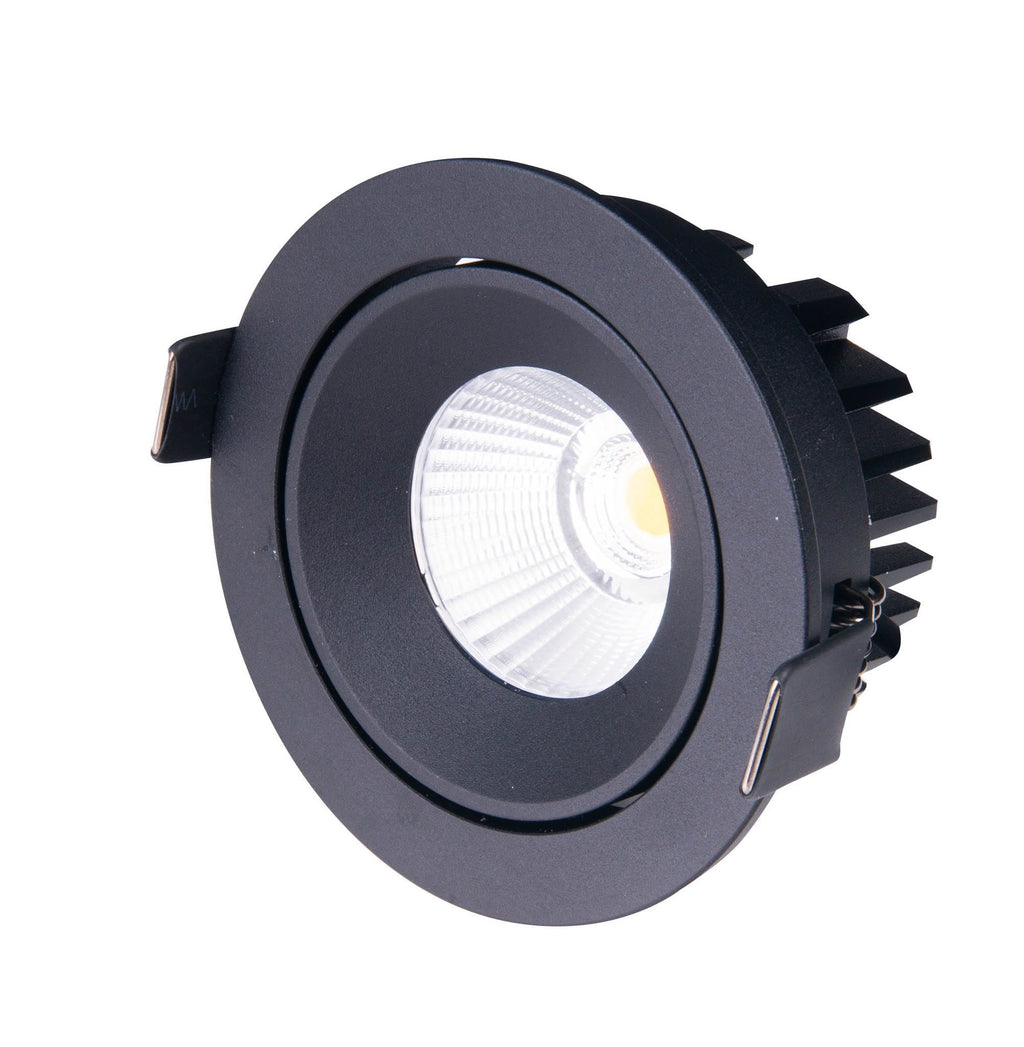 Maxlight Oprawa wpuszczana H0095 Cyklop 4000K - Metal + akryl - Czarny H0095 4000K