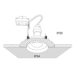 Nowodvorski Lampa downlights podtynkowa ECHO 15W only LED 50/60Hz - Aluminium lakierowane - Biały