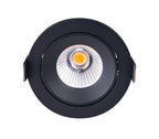 Maxlight Oprawa wpuszczana H0095 Cyklop 4000K - Metal + akryl - Czarny H0095 4000K