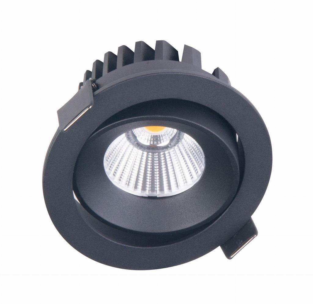 Maxlight Oprawa wpuszczana H0095 Cyklop 4000K - Metal + akryl - Czarny H0095 4000K