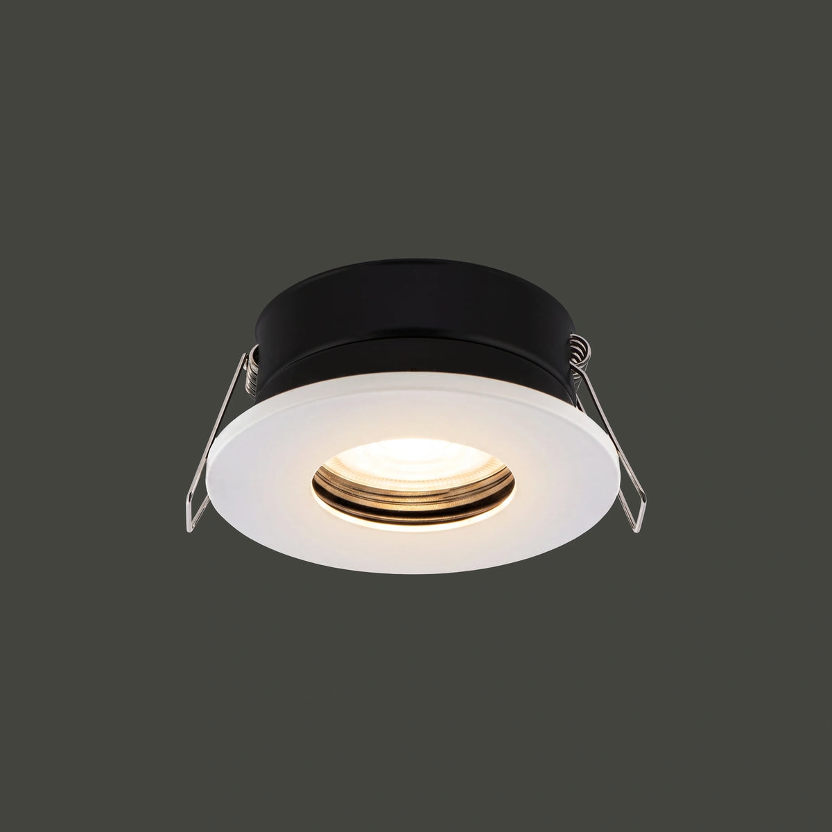 Nowodvorski Lampa downlights podtynkowa GOLF 15W only LED 50/60Hz - Aluminium lakierowane - Biały 8375 - lampa włączona