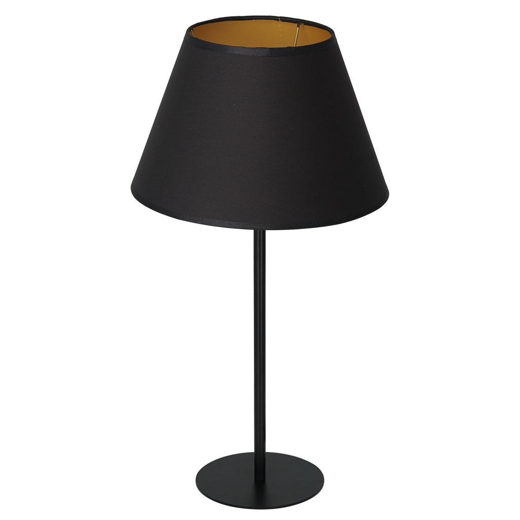 lampka gab. Arden H 58 black, cone shade dia 150/300, h 180 black/gold 1xE27