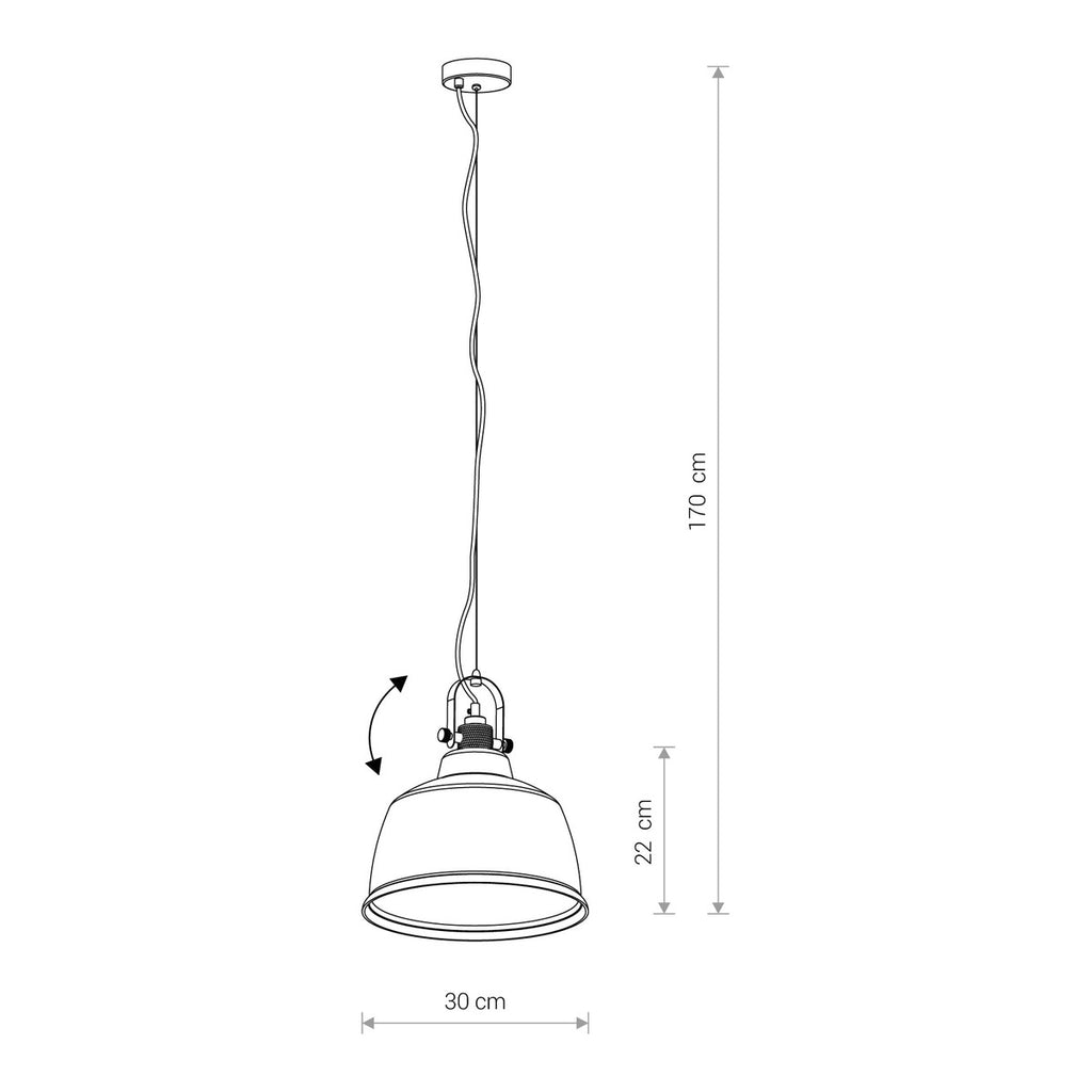 Nowodvorski Lampa wisząca AMALFI L 25W only LED 50/60Hz - Szkło metalizowane - Złoty 8381