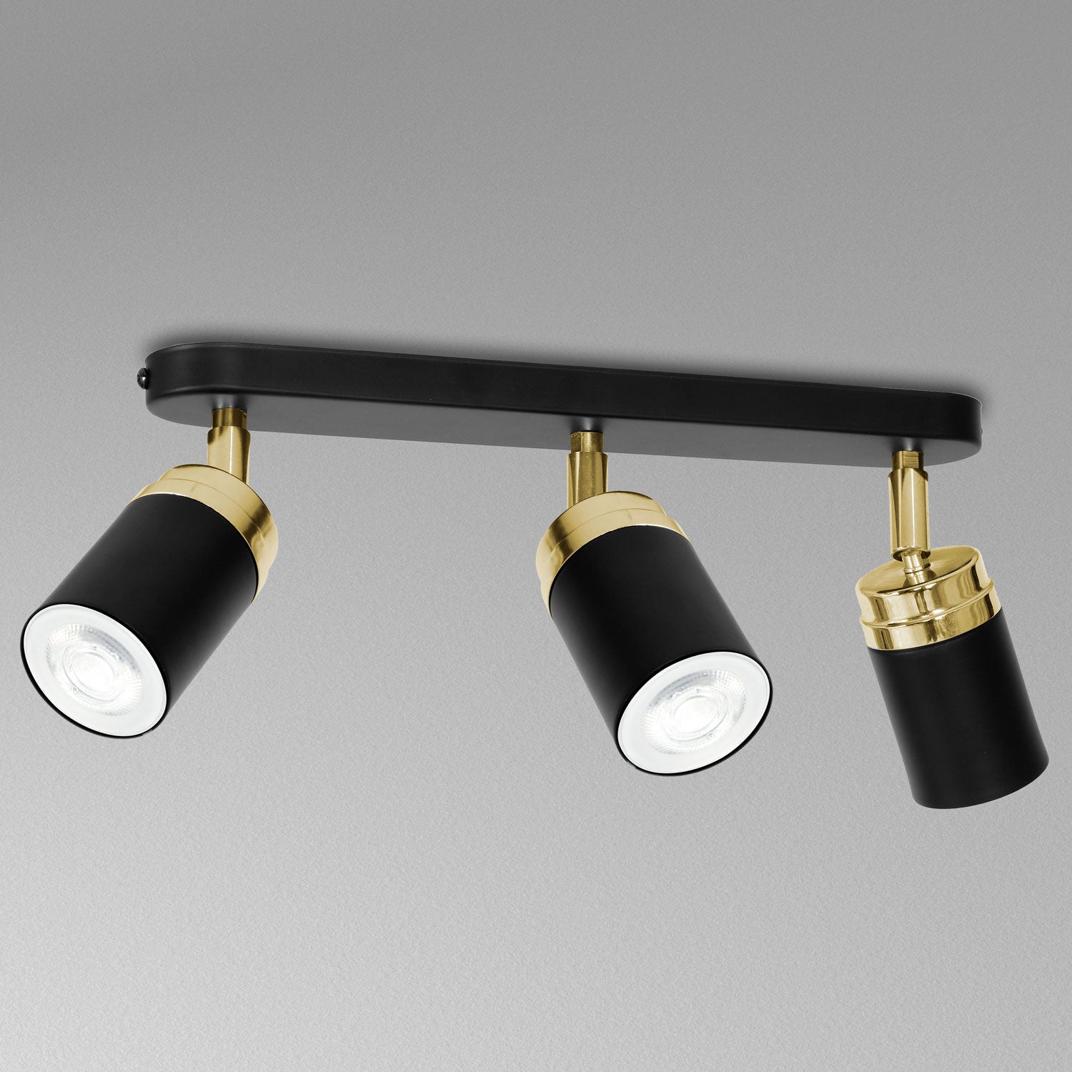 spot Reno black/gold 3xGU10