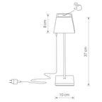 Nowodvorski Lampa stojąca MAHE LED 2,2W 50/60Hz IP54 - Aluminium lakierowane - Biały 8397
