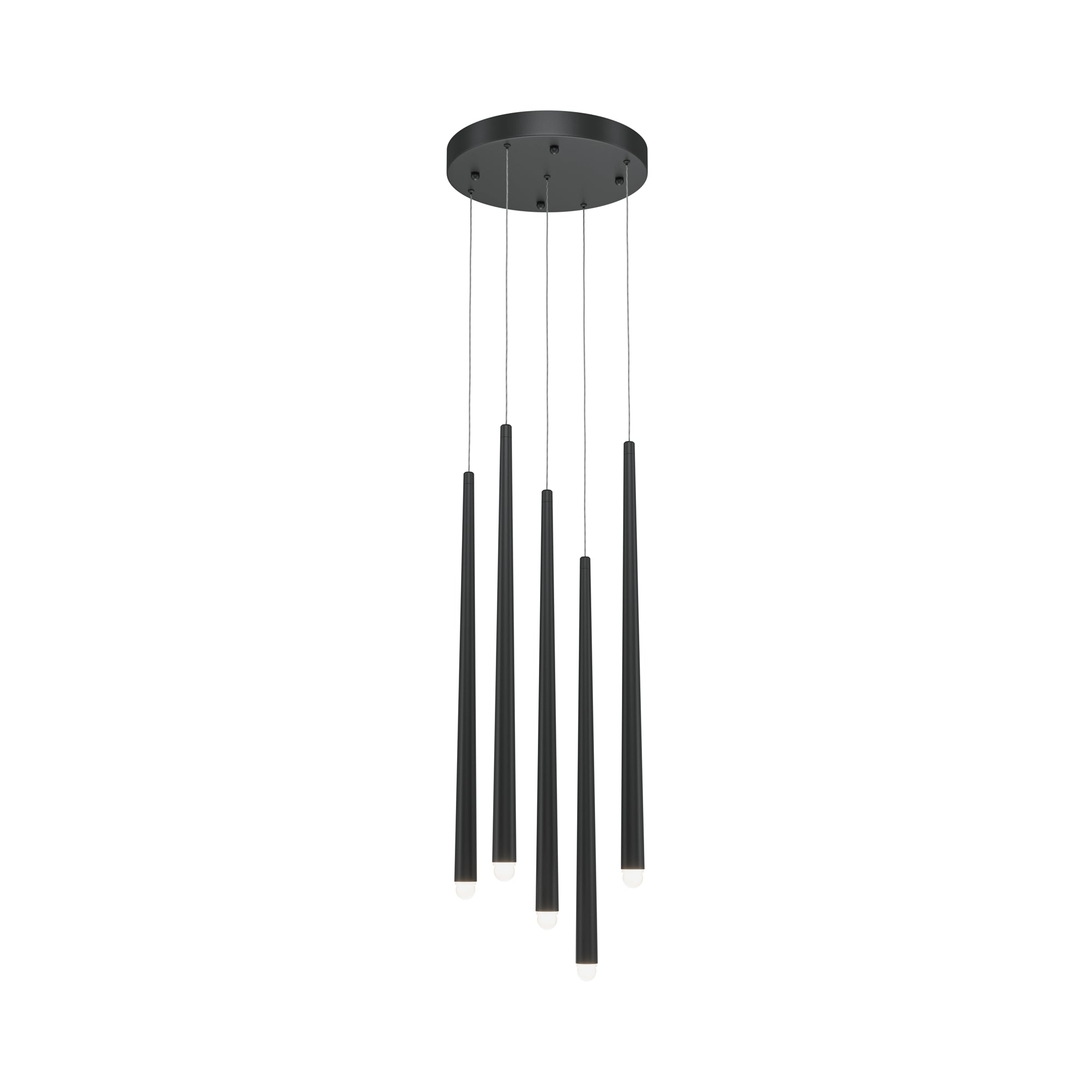 Maytoni Lampa wisząca Cascade - Aluminium - Czarny MOD132PL-L30BK
