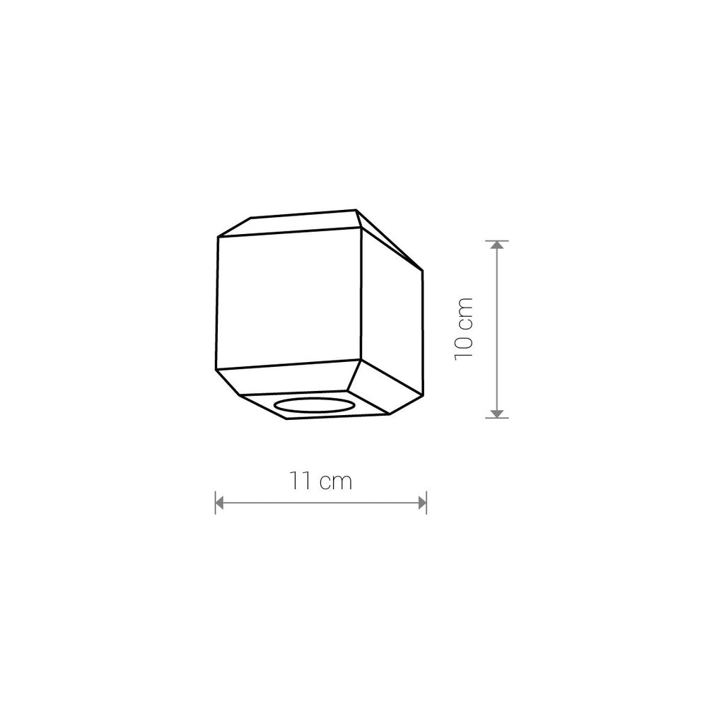 Nowodvorski Klosz / Oprawa CAMELEON GEOMETRIC B - Beton architektoniczny - Szary 8425