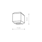 Nowodvorski Klosz / Oprawa CAMELEON GEOMETRIC B - Beton architektoniczny - Szary 8425
