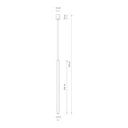 Nowodvorski Lampa wisząca LASER 1000 10W only LED 50/60Hz - Lity mosiądz - Miedziany II 8434