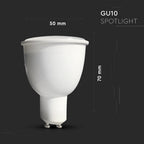 4.5W GU10 Żarówka LED Kompatybilna z Amazon Alexa i Google Home / Barwa: RGB+WW-CW / Trzonek:GU10