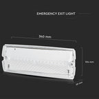 3W Oprawa awaryjna LED / Barwa:6400K