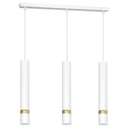 żyrandol Reno white/gold 3xGU10