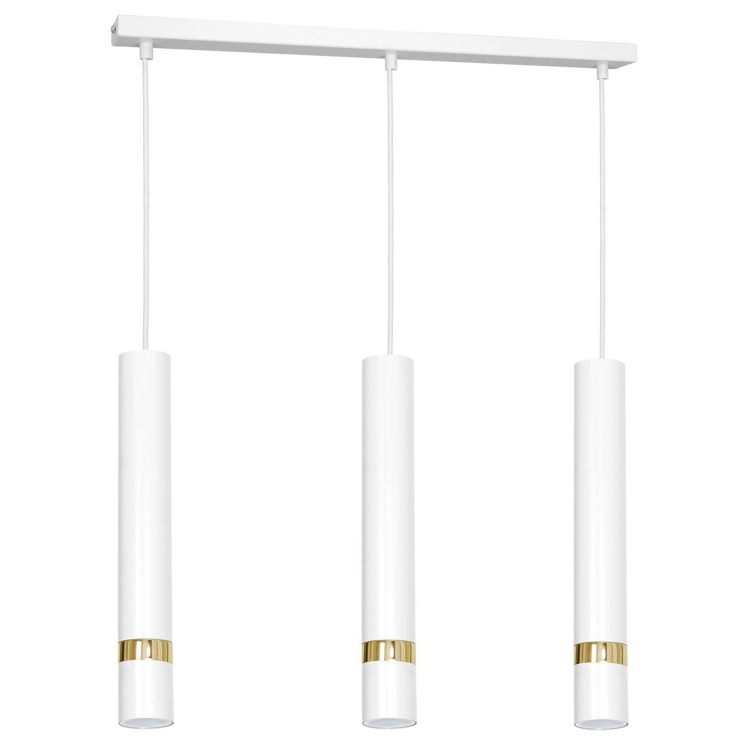 żyrandol Reno white/gold 3xGU10