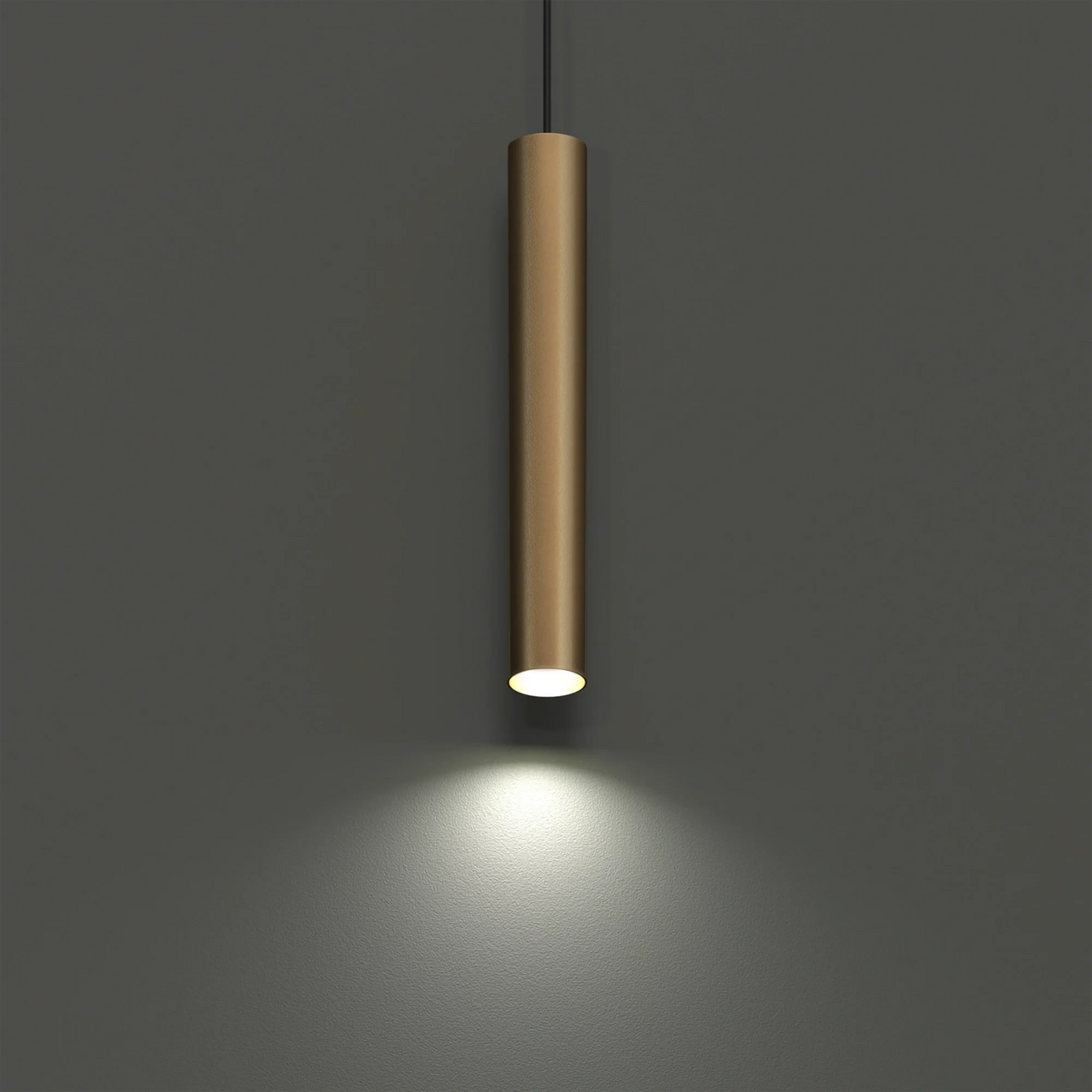 Nowodvorski Klosz / Oprawa CAMELEON EYE L - Lity mosiądz - Miedziany 8484 - lampa włączona