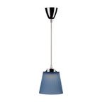 7W Lampa wisząca / Barwa:4000K / Klosz: Niebieski / Chrom