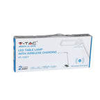 7W Lampka biurkowa LED z ładowarką indukcyjną / Barwa:3w1 / Obudowa: Biały