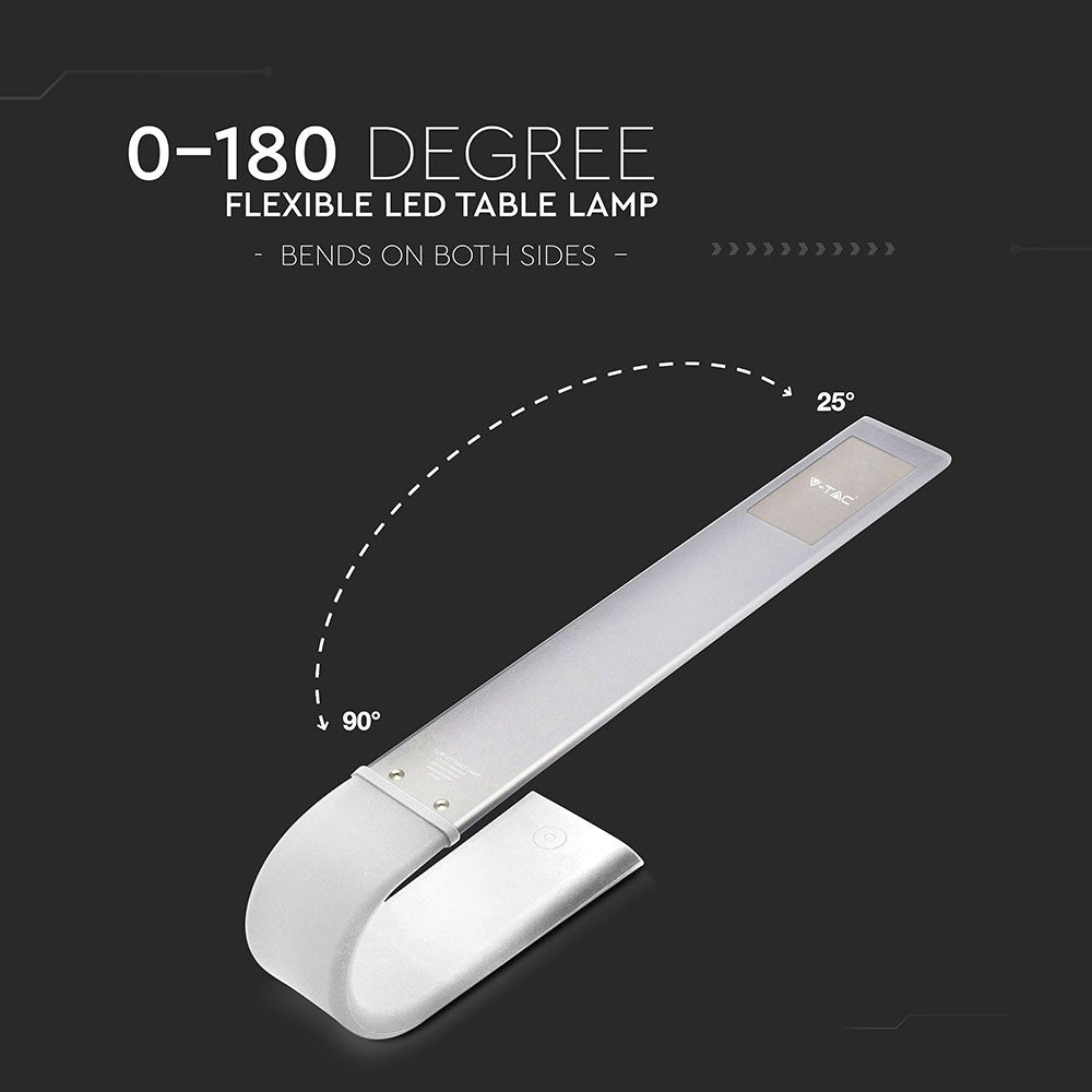 6.5W Lampka biurkowa elastyczna LED FLEXIBLE / Barwa:3w1 / Obudowa: Biała
