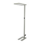 80W Lampa podłogowa LED/ Ściemnianie dotykiem / Barwa:4000K / Obudowa: Srebrna