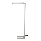 80W Lampa podłogowa LED/ Ściemnianie dotykiem / Barwa:4000K / Obudowa: Srebrna