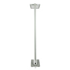 80W Lampa podłogowa LED/ Ściemnianie dotykiem / Barwa:4000K / Obudowa: Srebrna