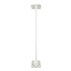 80W Lampa podłogowa LED/ Ściemnianie dotykiem / Barwa:4000K / Obudowa: Biała