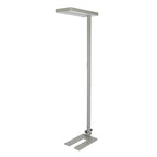 80W Lampa podłogowa LED/ Ściemnianie pokrętłem / Barwa:4000K / Obudowa: Srebrna