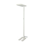 80W Lampa podłogowa LED/ Ściemnianie pokrętłem / Barwa:4000K / Obudowa: Biała