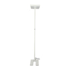80W Lampa podłogowa LED/ Ściemnianie pokrętłem / Barwa:4000K / Obudowa: Biała