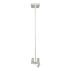 80W Lampa podłogowa LED/ Ściemnianie pokrętłem / Barwa:4000K / Obudowa: Biała