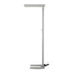 80W Lampa podłogowa LED/ Ściemnianie pokrętłem / Barwa:4000K / Obudowa: Srebrna